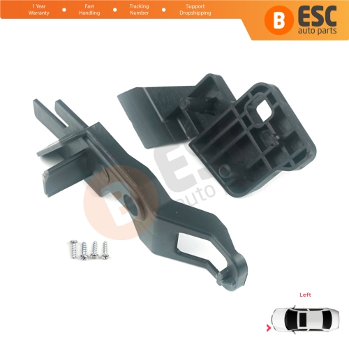 Headlight Holder Mount Repair Bracket Tab Set Left Side for Citroen C-Elysee 2012-On 9675140080