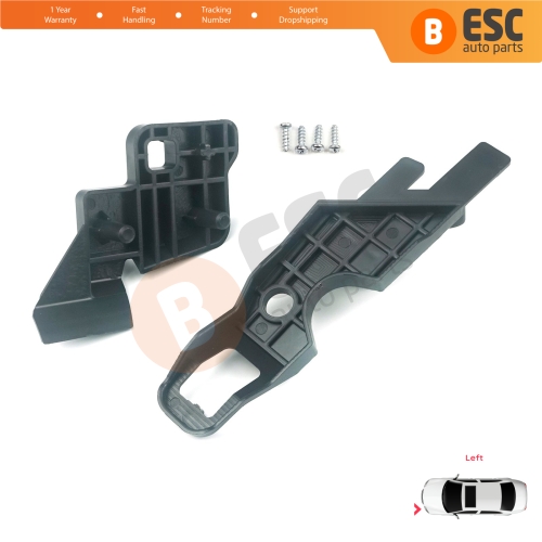 Headlight Holder Mount Repair Bracket Tab Set Left Side for Citroen C-Elysee 2012-On 9675140080