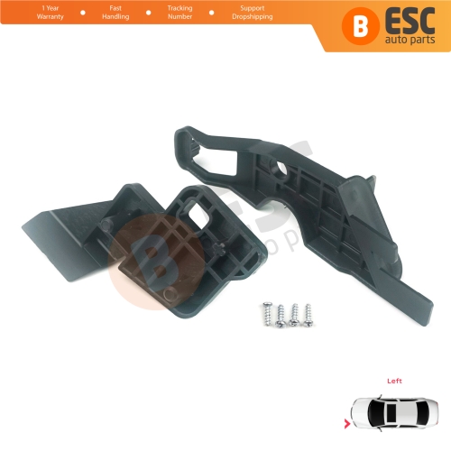 Headlight Holder Mount Repair Bracket Tab Set Left Side for Citroen C-Elysee 2012-On 9675140080