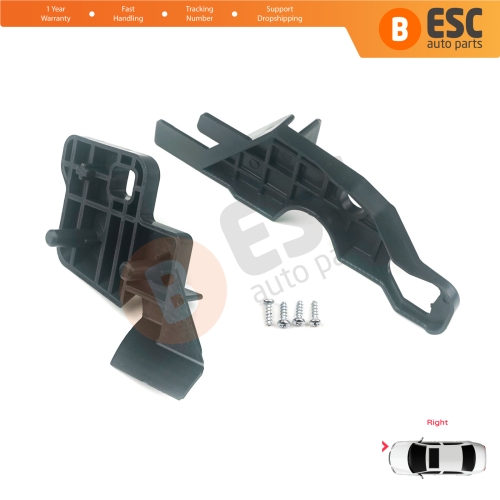 Headlight Holder Mount Repair Bracket Tab Set Right Side for Citroen C-Elysee 2012-On 9675140380