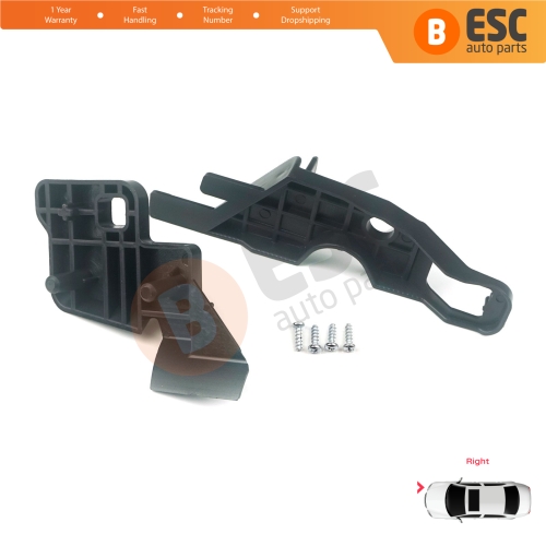 Headlight Holder Mount Repair Bracket Tab Set Right Side for Citroen C-Elysee 2012-On 9675140380