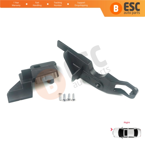 Headlight Holder Mount Repair Bracket Tab Set Right Side for Citroen C-Elysee 2012-On 9675140380