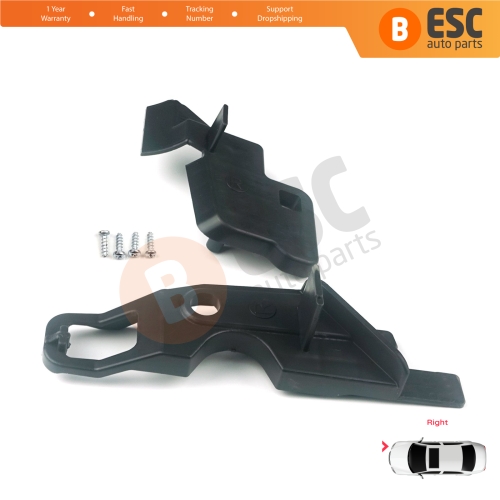 Headlight Holder Mount Repair Bracket Tab Set Right Side for Citroen C-Elysee 2012-On 9675140380