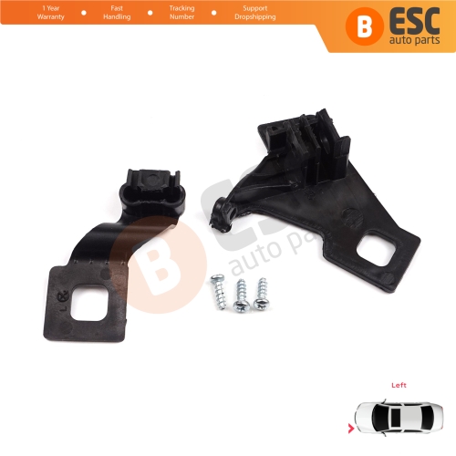 Headlight Holder Mount Repair Bracket Tab Set Left Side for Audi A4 RS4 8K2 B8.5 A5 S5 RS5 B8.5 8T0998121B