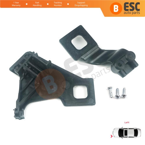 Headlight Holder Mount Repair Bracket Tab Set Left Side for Audi A4 RS4 8K2 B8.5 A5 S5 RS5 B8.5 8T0998121B