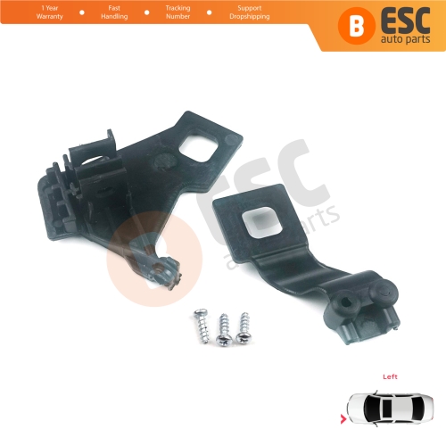 Headlight Holder Mount Repair Bracket Tab Set Left Side for Audi A4 RS4 8K2 B8.5 A5 S5 RS5 B8.5 8T0998121B