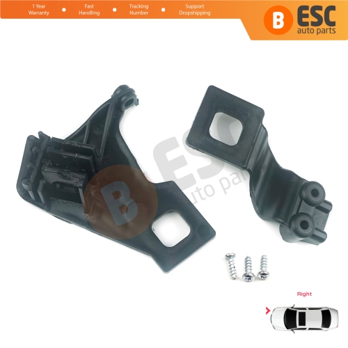 Headlight Holder Mount Repair Bracket Tab Set Right Side for Audi A4 RS4 8K2 B8.5 A5 S5 RS5 B8.5 8T0998122B