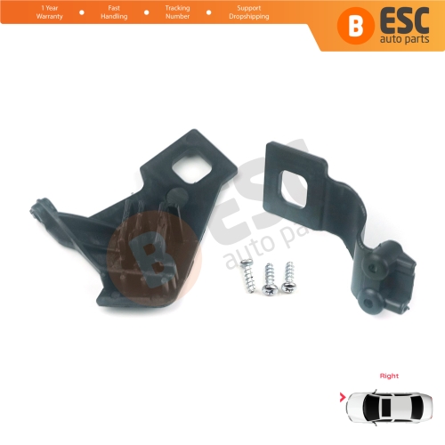 Headlight Holder Mount Repair Bracket Tab Set Right Side for Audi A4 RS4 8K2 B8.5 A5 S5 RS5 B8.5 8T0998122B