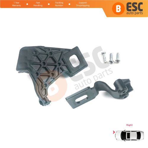 Headlight Holder Mount Repair Bracket Tab Set Right Side for Audi A4 RS4 8K2 B8.5 A5 S5 RS5 B8.5 8T0998122B