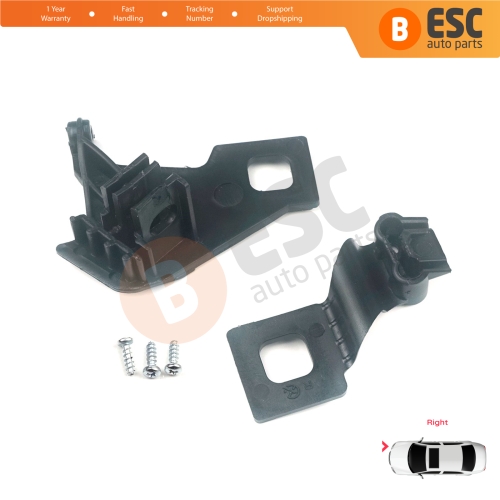 Headlight Holder Mount Repair Bracket Tab Set Right Side for Audi A4 RS4 8K2 B8.5 A5 S5 RS5 B8.5 8T0998122B