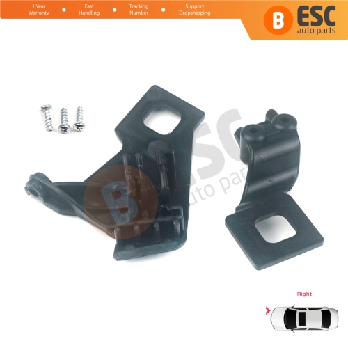 Headlight Holder Mount Repair Bracket Tab Set Right Side for Audi A4 RS4 8K2 B8.5 A5 S5 RS5 B8.5 8T0998122B