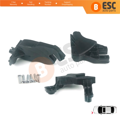 Headlight Holder Mount Repair Bracket Tab Set Left Side for Audi A6 C7 4G Avant Sedan A6L Allroad Quattro S6 4G0998121A