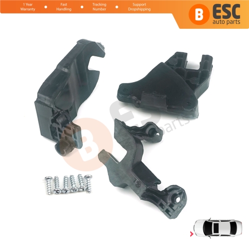 Headlight Holder Mount Repair Bracket Tab Set Left Side for Audi A6 C7 4G Avant Sedan A6L Allroad Quattro S6 4G0998121A