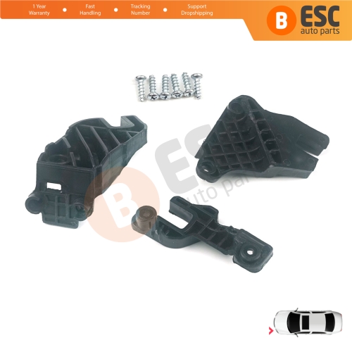 Headlight Holder Mount Repair Bracket Tab Set Left Side for Audi A6 C7 4G Avant Sedan A6L Allroad Quattro S6 4G0998121A