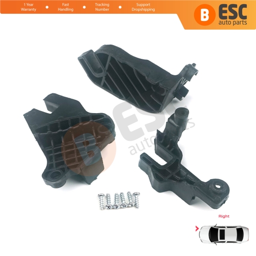 Headlight Holder Mount Repair Bracket Tab Set Right Side for Audi A6 C7 4G Avant Sedan A6L Allroad Quattro S6 4G0998122A