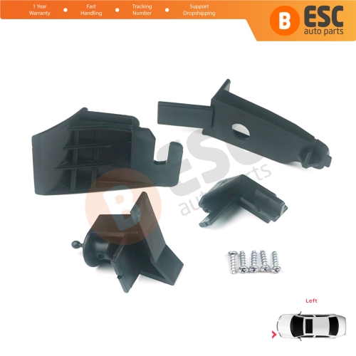 Headlight Holder Mount Repair Bracket Tab Set Left Side for Ford Transit Tourneo Courier MK1 2013-2022 ET7613W030