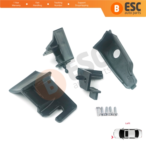 Headlight Holder Mount Repair Bracket Tab Set Left Side for Ford Transit Tourneo Courier MK1 2013-2022 ET7613W030