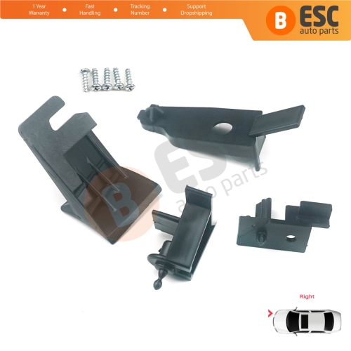 Headlight Holder Mount Repair Bracket Tab Set Right Side for Ford Transit Tourneo Courier MK1 2013-2022 ET7613W029