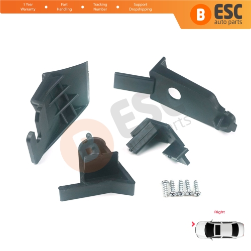 Headlight Holder Mount Repair Bracket Tab Set Right Side for Ford Transit Tourneo Courier MK1 2013-2022 ET7613W029