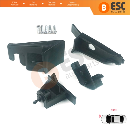 Headlight Holder Mount Repair Bracket Tab Set Right Side for Ford Transit Tourneo Courier MK1 2013-2022 ET7613W029