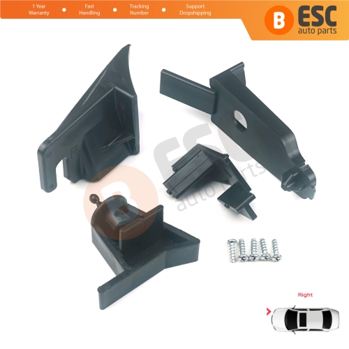 Headlight Holder Mount Repair Bracket Tab Set Right Side for Ford Transit Tourneo Courier MK1 2013-2022 ET7613W029