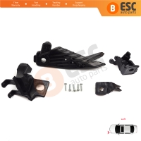 Headlight Holder Mount Repair Bracket Tab Set Left Side for Renault Megane BFB K9A B9A MK4 2016-On 260601571R