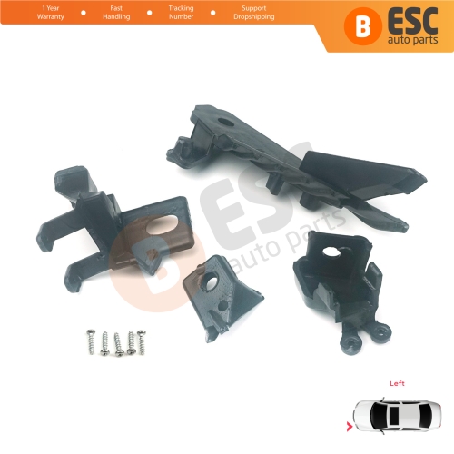 Headlight Holder Mount Repair Bracket Tab Set Left Side for Renault Megane BFB K9A B9A MK4 2016-On 260601571R