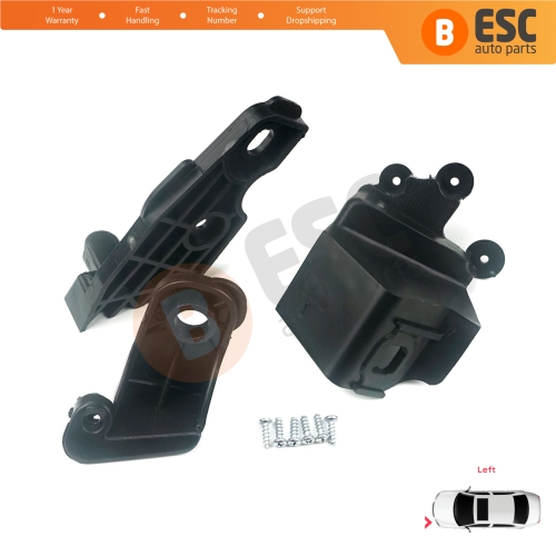 Headlight Holder Mount Repair Bracket Tab Set Left Side for Fiat Doblo MK2 263 Facelift 2015-2022 51974244