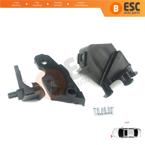 Headlight Holder Mount Repair Bracket Tab Set Left Side for Fiat Doblo MK2 263 Facelift 2015-2022 51974244