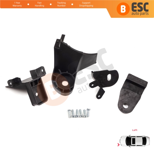 Headlight Holder Mount Repair Bracket Tab Set Left Side for Renault Symbol MK3 Facelift 2017-On 260609154R