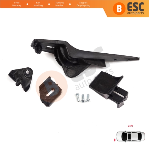 Headlight Holder Mount Repair Bracket Tab Set Left Side for Ford Fiesta B299 B409 B479 2013-2019 D2BZ13008L