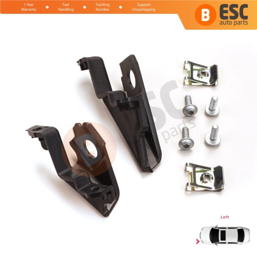 Headlight Holder Mount Repair Bracket Tab Set Left Side for VW Polo MK5 6R 6C 61 2009-2016 6C0998225