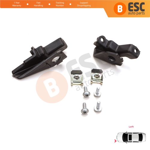 Headlight Holder Mount Repair Bracket Tab Set Left Side for VW Polo MK5 6R 6C 61 2009-2016 6C0998225