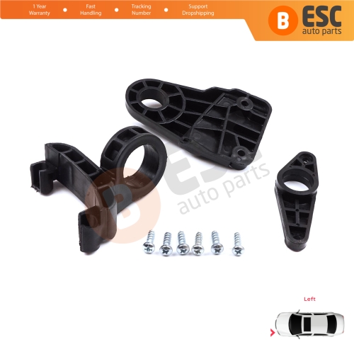 Headlight Holder Mount Repair Bracket Tab Set Left Side for Skoda Octavia MK3 5E 2012-2019 5E0998225