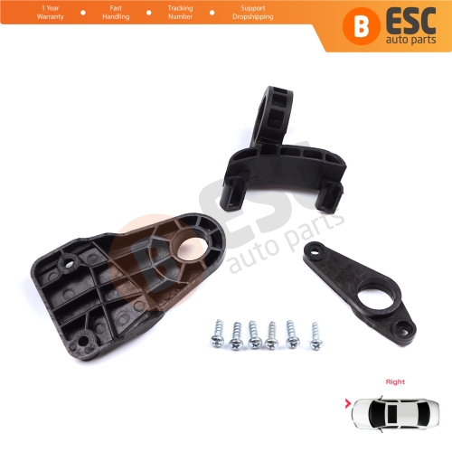 Headlight Holder Mount Repair Bracket Tab Set Right Side for Skoda Octavia MK3 5E 2012-2019 5E0998226