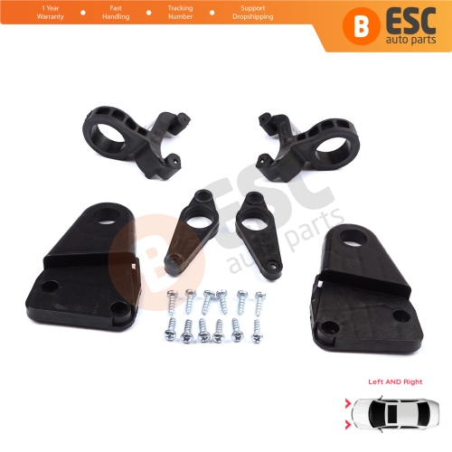 Headlight Holder Mount Repair Bracket Tab Set Right Left Side for Skoda Octavia MK3 5E 2012-2019 5E0998225 5E0998226