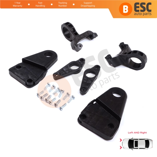 Headlight Holder Mount Repair Bracket Tab Set Right Left Side for Skoda Octavia MK3 5E 2012-2019 5E0998225 5E0998226