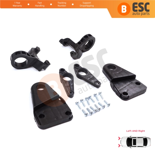 Headlight Holder Mount Repair Bracket Tab Set Right Left Side for Skoda Octavia MK3 5E 2012-2019 5E0998225 5E0998226