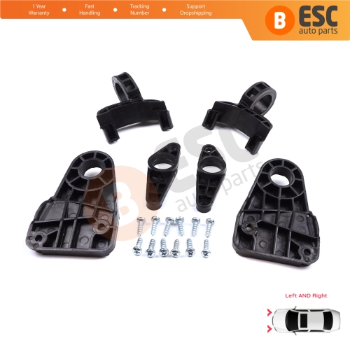 Headlight Holder Mount Repair Bracket Tab Set Right Left Side for Skoda Octavia MK3 5E 2012-2019 5E0998225 5E0998226