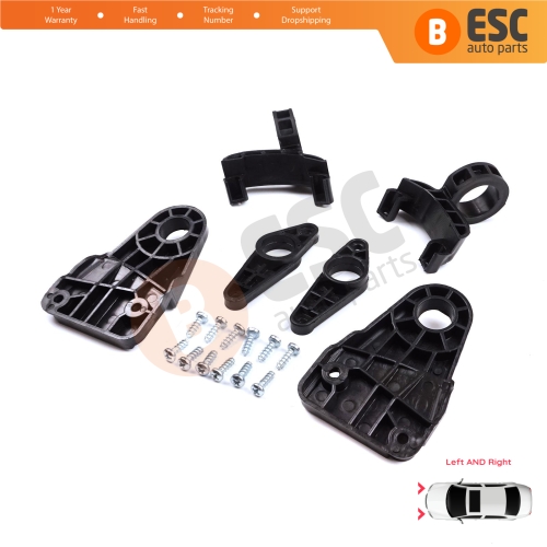 Headlight Holder Mount Repair Bracket Tab Set Right Left Side for Skoda Octavia MK3 5E 2012-2019 5E0998225 5E0998226