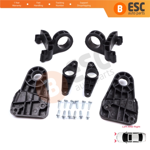 Headlight Holder Mount Repair Bracket Tab Set Right Left Side for Skoda Octavia MK3 5E 2012-2019 5E0998225 5E0998226