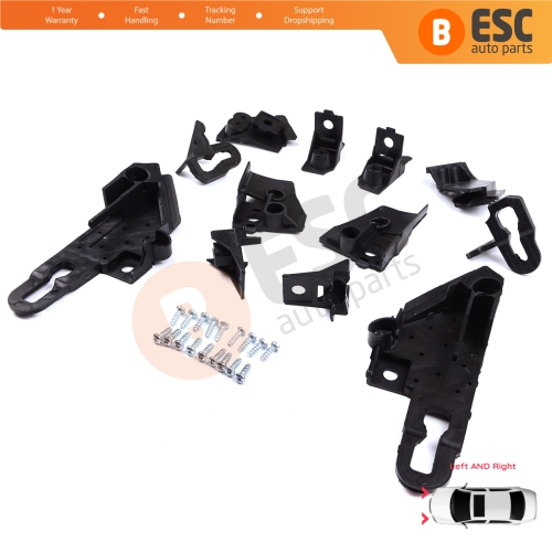 Headlight Holder Mount Repair Bracket Tab Set Left Right Side for Seat Leon Cupra MK4 KL1 KL8 2020-On 5FA998225 5FA998226