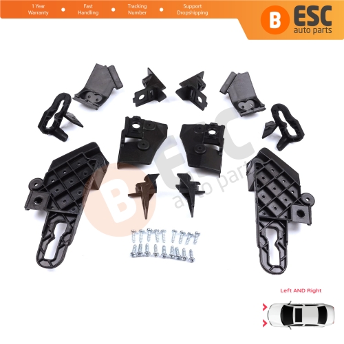 Headlight Holder Mount Repair Bracket Tab Set Left Right Side for Seat Leon Cupra MK4 KL1 KL8 2020-On 5FA998225 5FA998226