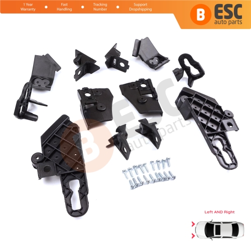 Headlight Holder Mount Repair Bracket Tab Set Left Right Side for Seat Leon Cupra MK4 KL1 KL8 2020-On 5FA998225 5FA998226