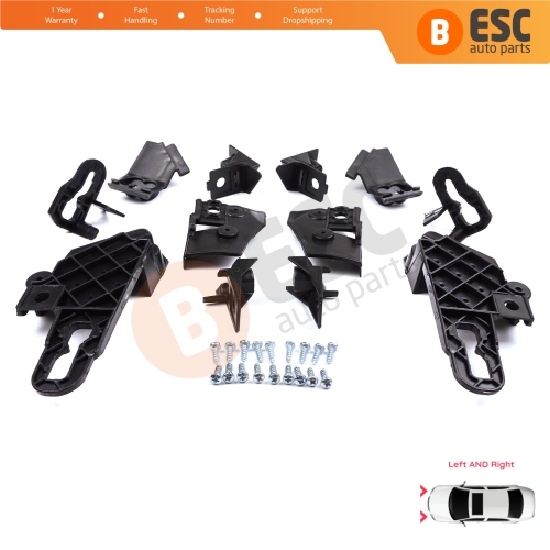 Headlight Holder Mount Repair Bracket Tab Set Left Right Side for Seat Leon Cupra MK4 KL1 KL8 2020-On 5FA998225 5FA998226