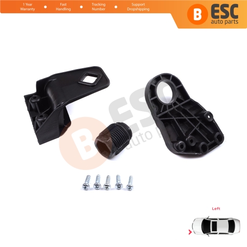 Headlight Holder Mount Repair Bracket Tab Set Left Side for Audi A3 S3 MK3 8V 2012-2020 8V0998121