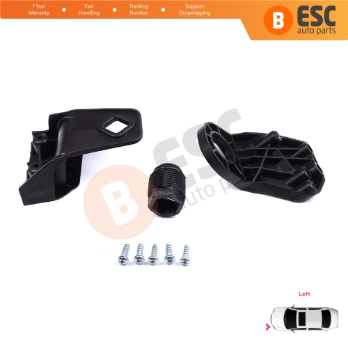 Headlight Holder Mount Repair Bracket Tab Set Left Side for Audi A3 S3 MK3 8V 2012-2020 8V0998121