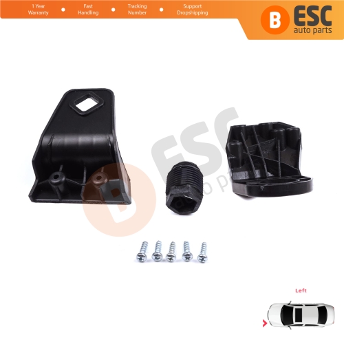 Headlight Holder Mount Repair Bracket Tab Set Left Side for Audi A3 S3 MK3 8V 2012-2020 8V0998121