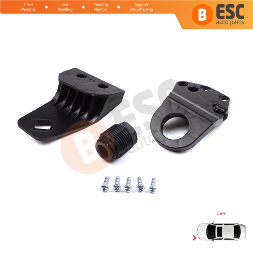 Headlight Holder Mount Repair Bracket Tab Set Left Side for Audi A3 S3 MK3 8V 2012-2020 8V0998121