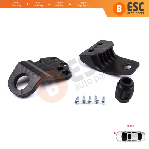 Headlight Holder Mount Repair Bracket Tab Set Right Side for Audi A3 S3 MK3 8V 2012-2020 8V0998122